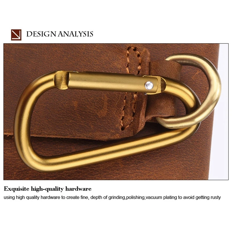 MISFITS Leather Small Bag Pockets Mens Cigarette Bag Casual Pockets Men's Retro Belt Bag Hip Bag