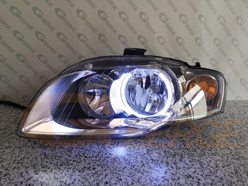 Отличный ультра яркий COB комплект светодиодов глаза ангела halo Кольцо для Audi A4 S4 RS4