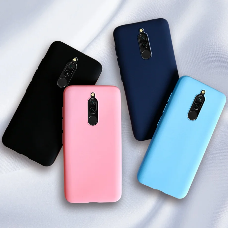 For Xiaomi Redmi Case Soft TPU Candy Color Matte Cover Silicone