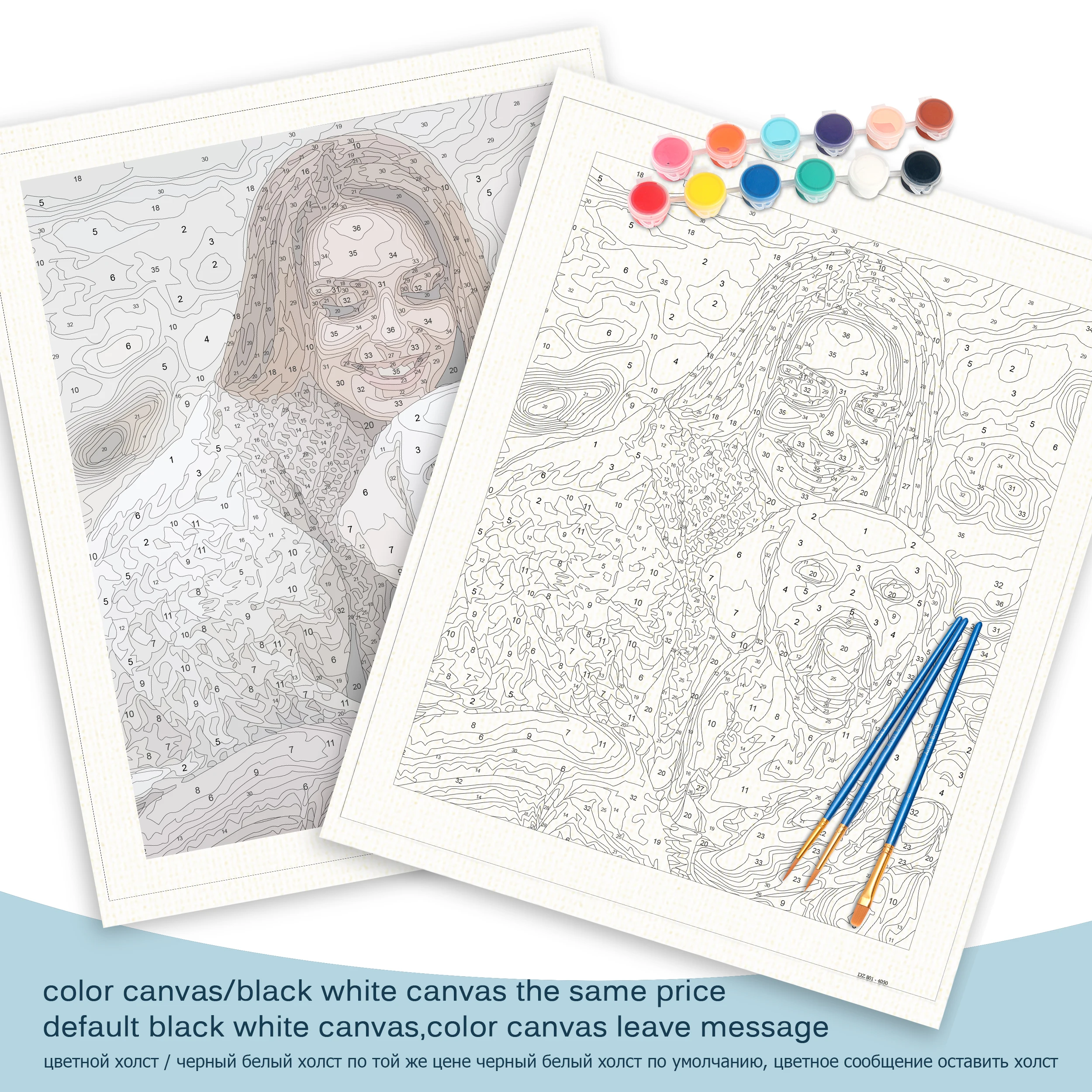 Custom Paint By Numbers Kit - Upload Any Photo 30x40cm Unframed