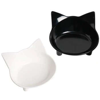 

Cat Bowl Cat Food Bowl Non-Slip Cat Feeding Bowl Pet Bowl Dog Dog Cat Rabbit Puppies 2 Pack