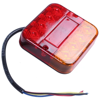 

1 Pair LED tail lights headlights universal truck towing caravans 12 / 24V