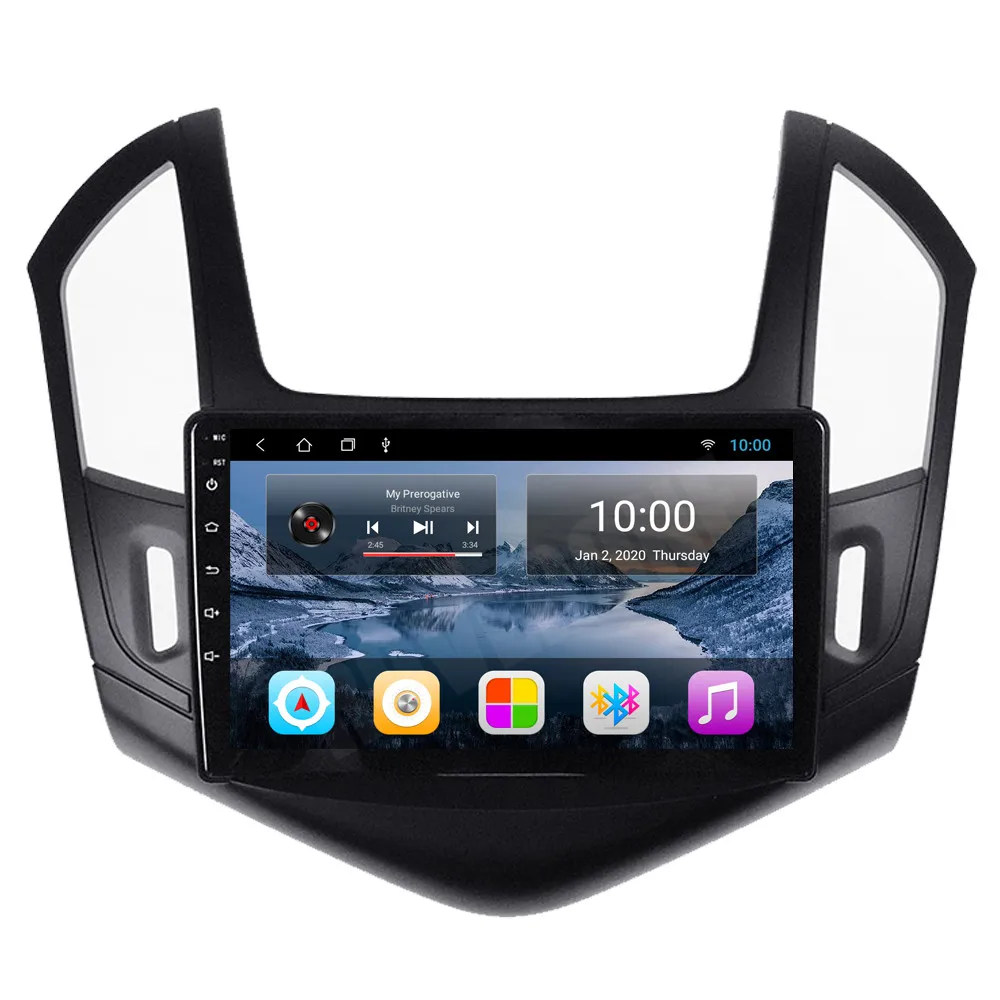 Для Chevrolet Cruze 2013 2014 2015 Android 10 четырехъядерный автомобильный радиоприемник стерео