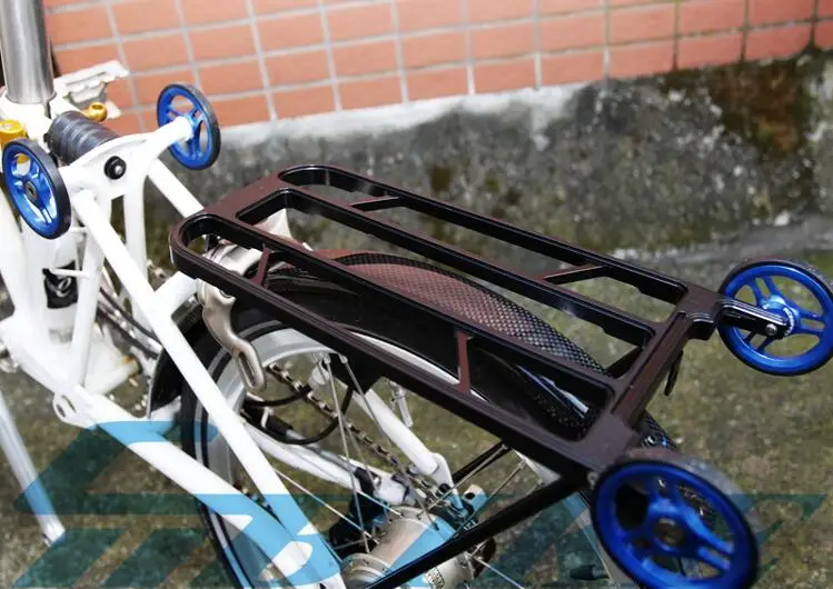 Aceoffix 364 г для велосипеда Brompton CNC Rack SR01 Алюминиевая CNC Rack 6 цветов Brompton полочная рама Ультра части