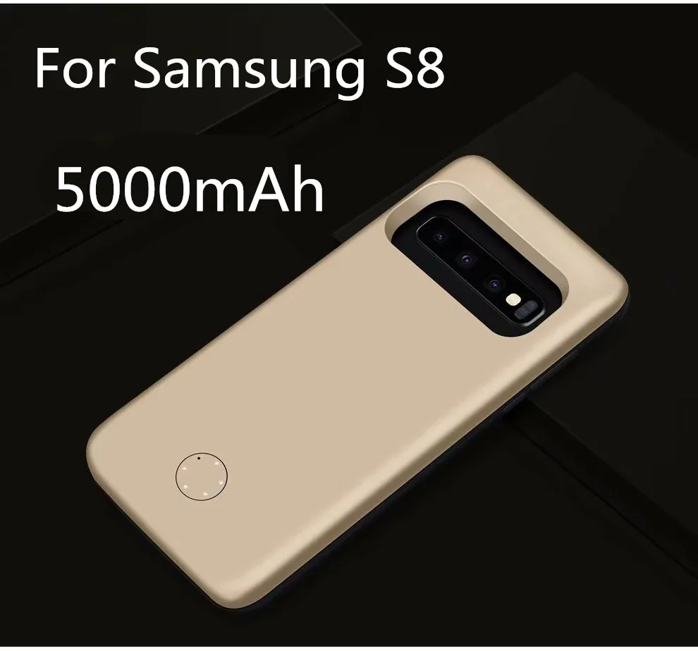 Чехол для зарядного устройства для samsung Galaxy S10 S9 S8 Plus S10E Note 10 Plus чехол для аккумулятора тонкий 5000-6500 мАч - Цвет: 20
