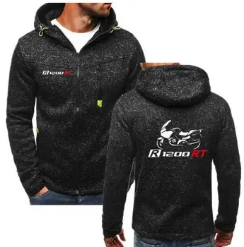 

2019 Brand Men New R1200 RT Hoodies men R1200 Gs print Hoodies Sweatshirts Motorcycle Casual Winter Zipper Hooded Jackets JYF