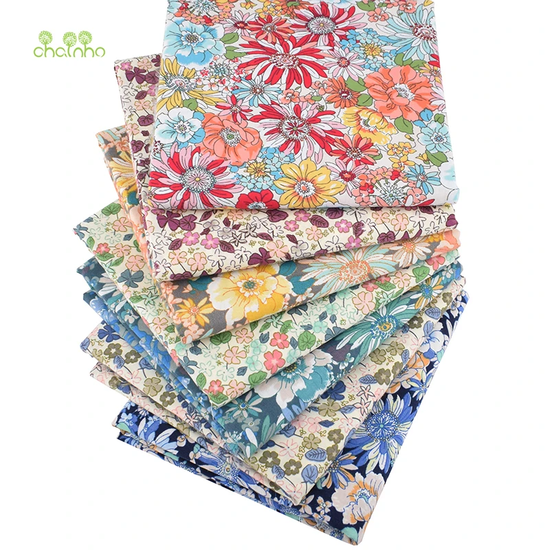 

Floral Series Printed Plain Cotton Fabric,DIY Quilting&Sewing Poplin Material For Baby&Child Dress,Shirt,Skirt,100x145cm,PCC087