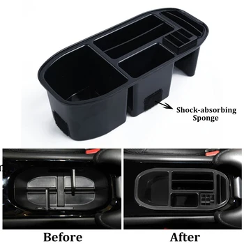 

Car Accessories control panel ABS Car Water Cup Holder Storage Box Container Tray For Honda Vezel HR-V HRV Trunk Organizer