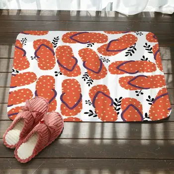 

Beach Bikini Slippers Doorway Carpet Rugs Living Room Bedroom Decor Non-slip Floor Mat Bathroom Kitchen Doormat Clean Mat