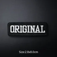 Buy Clothe Embroidery Patch Applique Ironing Clothing Sewing Supplies Decorative Badges Patches For Clothing Personality Character Online - Image 2