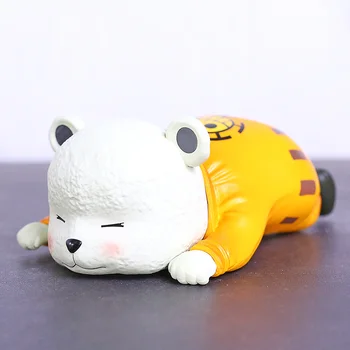 

One Piece Sleeping Version Bepo Mini Action Figure 1/10 scale painted figure Cute Bepo PVC figure Toy Brinquedos Anime