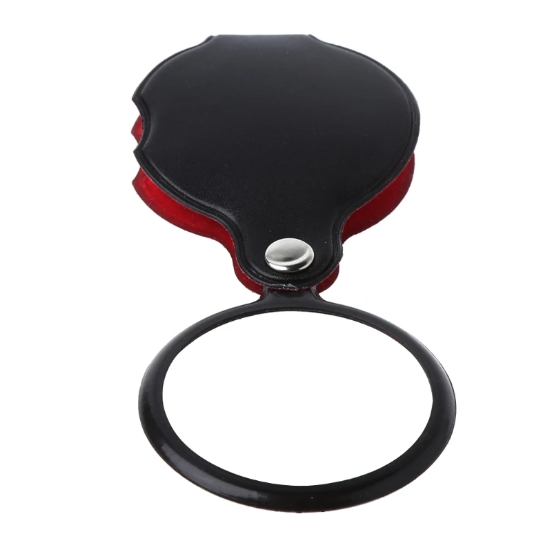 

8X 50mm Mini Pocket Folding Jewelry Magnifier Magnifying Eye Glass Loupe Lens