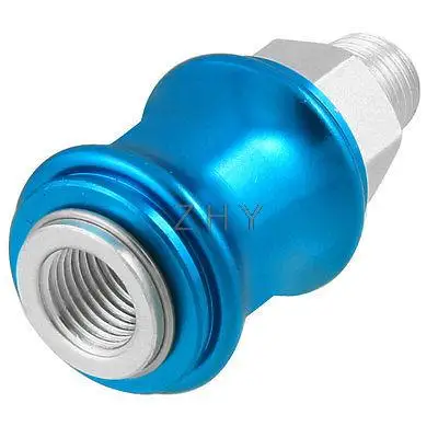 PT 1/" 13 мм Диаметр резьбы пневматический ручной клапан-задвижка синий