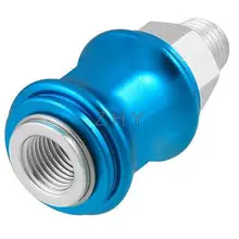 PT 1/" 13 мм Диаметр резьбы пневматический ручной клапан-задвижка синий