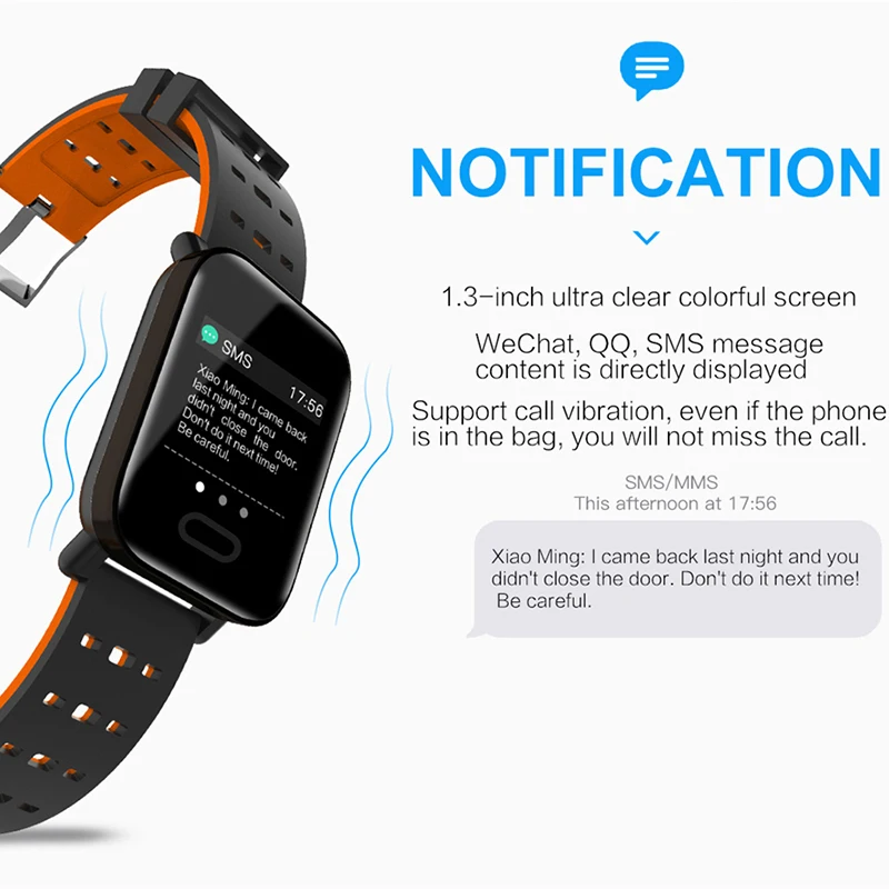 Men's Smart BINSSAW Watches Heart Rate Monitor Wristband IP67 Waterproof Smart Wrist Watch Women Fitness Tracker Smartwatch+BOX Men's Smart BINSSAW Watches Heart Rate Monitor Wristband IP67 Waterproof Smart Wrist Watch Women Fitness Tracker Smartwatch+BOX