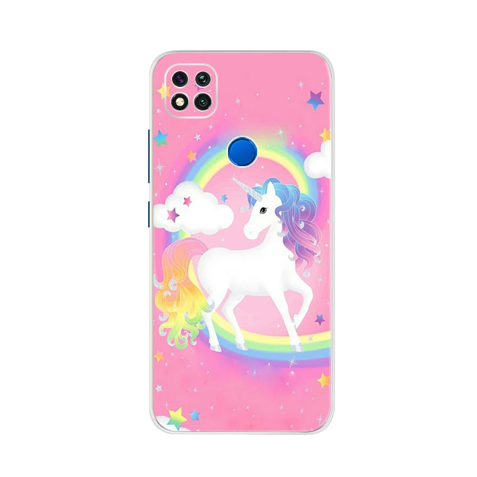 Dành Cho Xiaomi Redmi 9C Ốp Lưng Silicone Mềm Mại Thời Trang Mới Điện Thoại Dành Cho Xiaomi Redmi 9C NFC Ốp Lưng Ốp Lưng TPU Trên redmi9C 9 C 9A Fundas cases for xiaomi blue