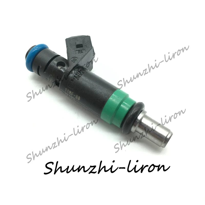 Форсунка топливной форсунки для FORD FOCUS FIESTA бензиновый двигатель SIEMENS 98MF-BB 98MF BB 9F593 |