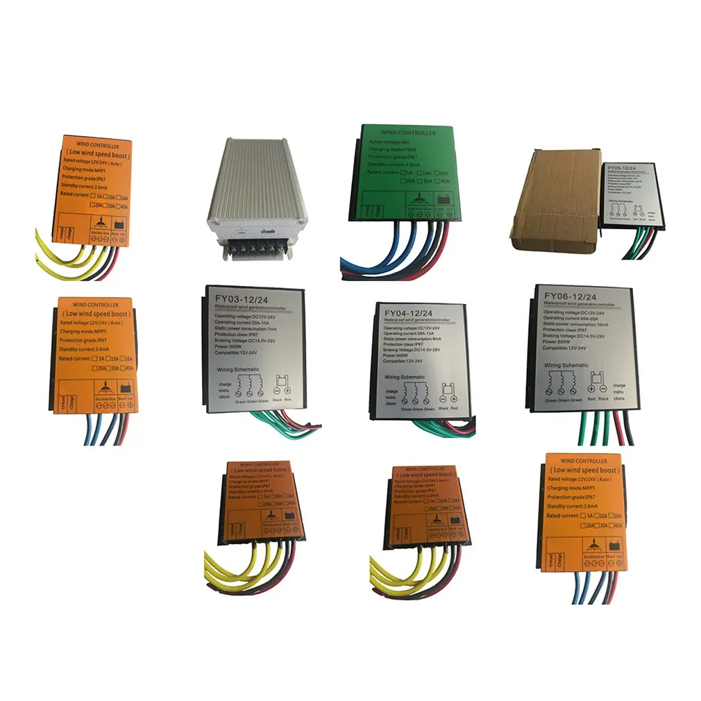 400 Вт контроллер ветровой установки 12V24V водонепроницаемый pwm выпрямитель тормозной зарядки выпрямитель мост Щепка