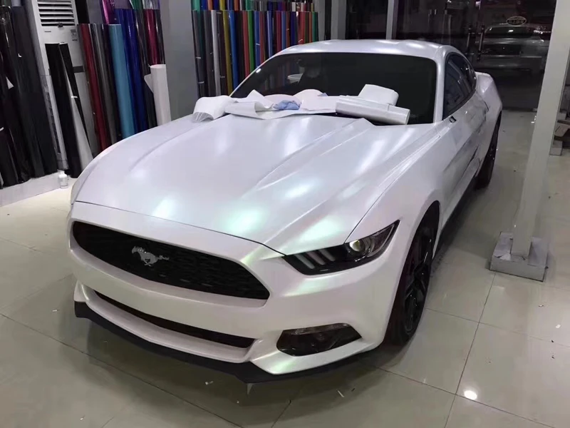 Glossy Pearl White Vinyl Wrap