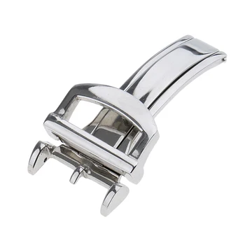

16mm Stainless Steel Butterfly Deployment Clasp Watch Buckle For Watch Strap