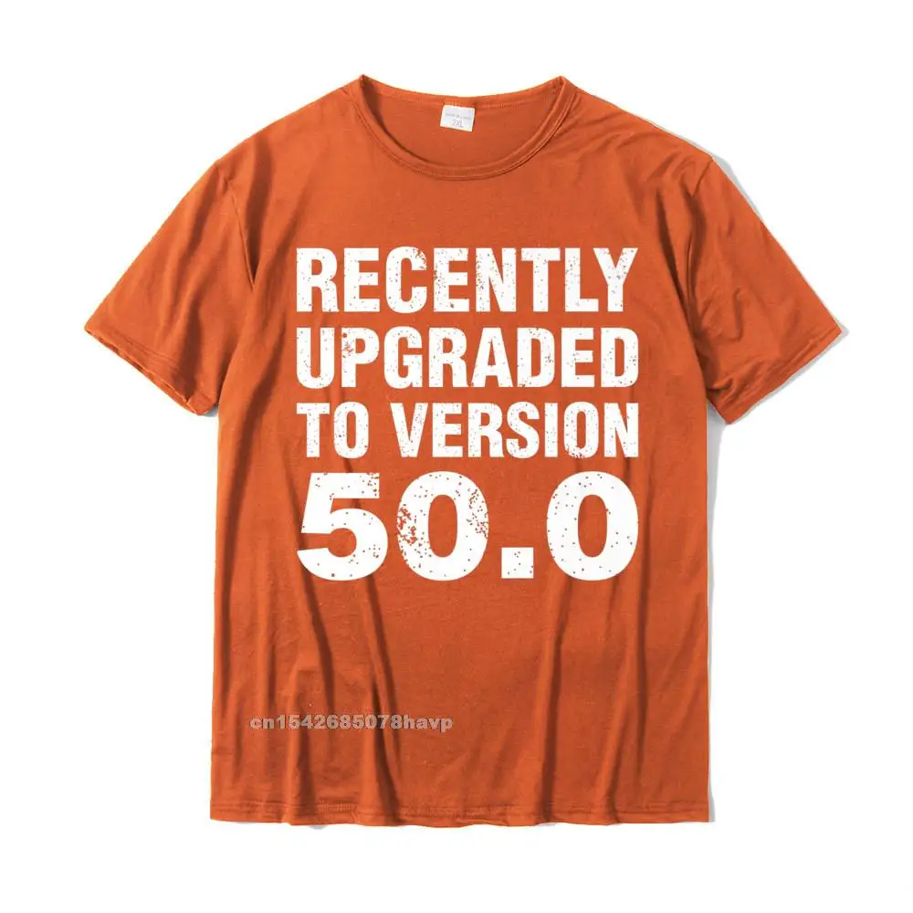 Fitness Tight Tops Tees Fashionable O-Neck Party Short Sleeve Pure Cotton Men Tshirts Street Tee Shirts Free Shipping Funny 50 Years Old Joke 50th Birthday Gag Gift Idea 1971 Premium T-Shirt__1562. orange