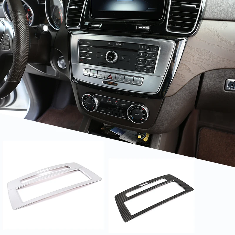 ABS хром для Mercedes Benz GLE GLS Class 2013-2019 Автомобильная центральная консоль Голосовой