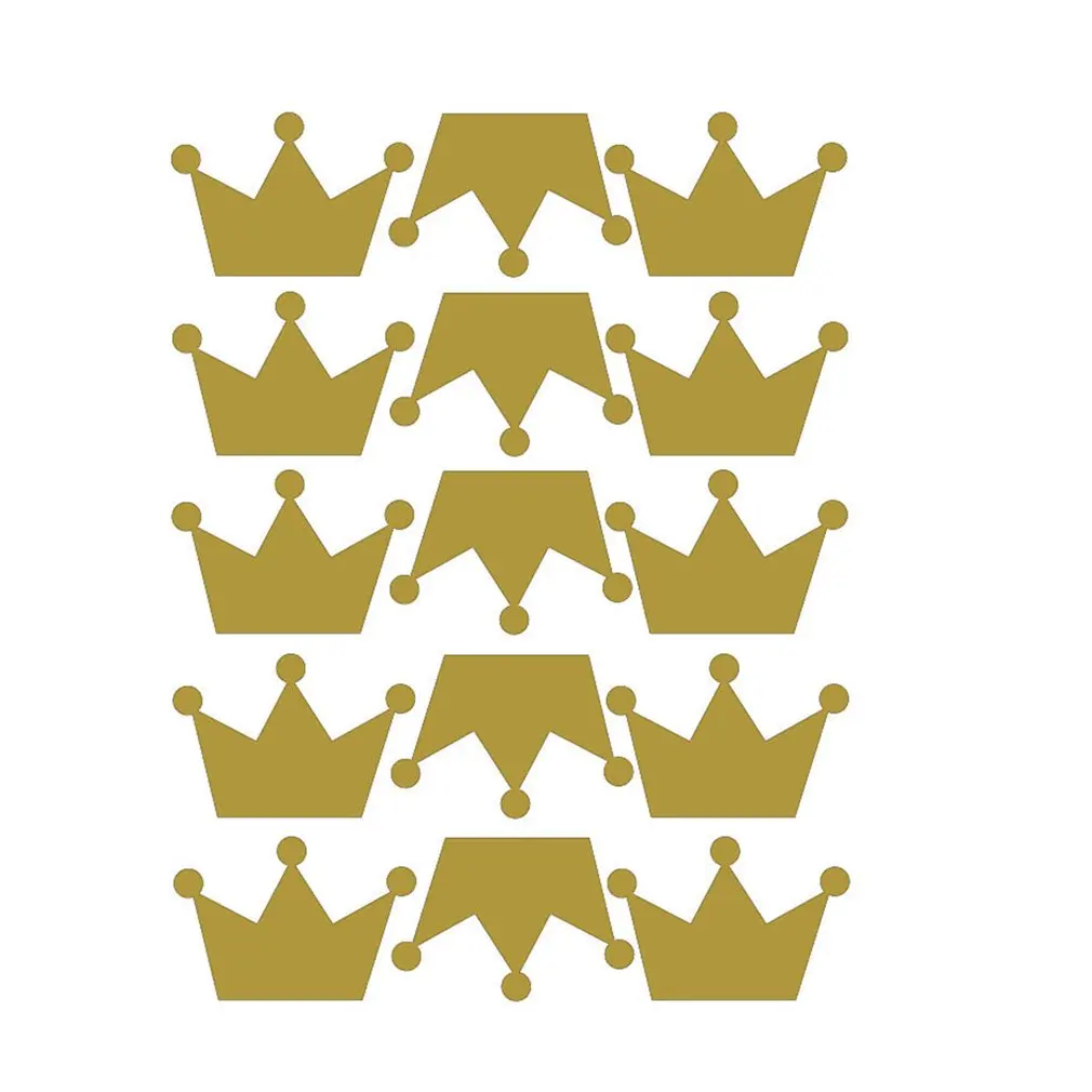 Креативные настенные наклейки принцессы с короной милые красивые украшения для