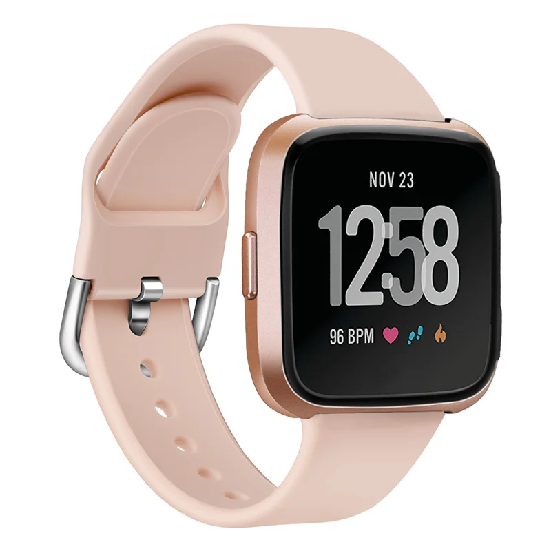 6 Замена Fitbit versa, ремешок Ремешок силиконовый браслет из дышащего материала, сменный спортивный ремешок для Fitbit часы Versa 61017 - Цвет ремешка: 6