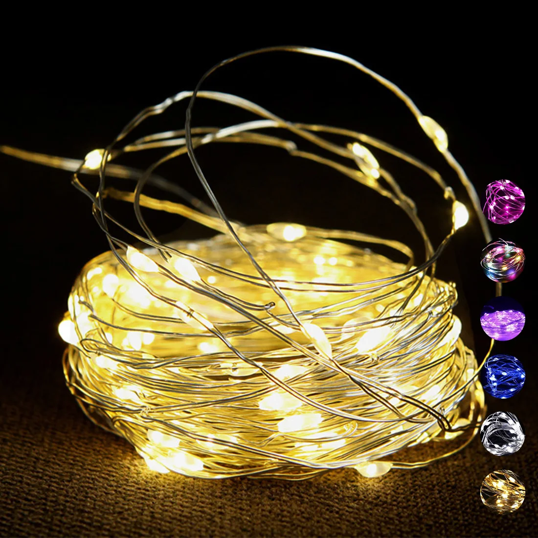 

Hot 100LED/200LED USB String Light With Remote Control String Lights Christmas Xmas String Lights Outdoor Copper 5m/10m/20m