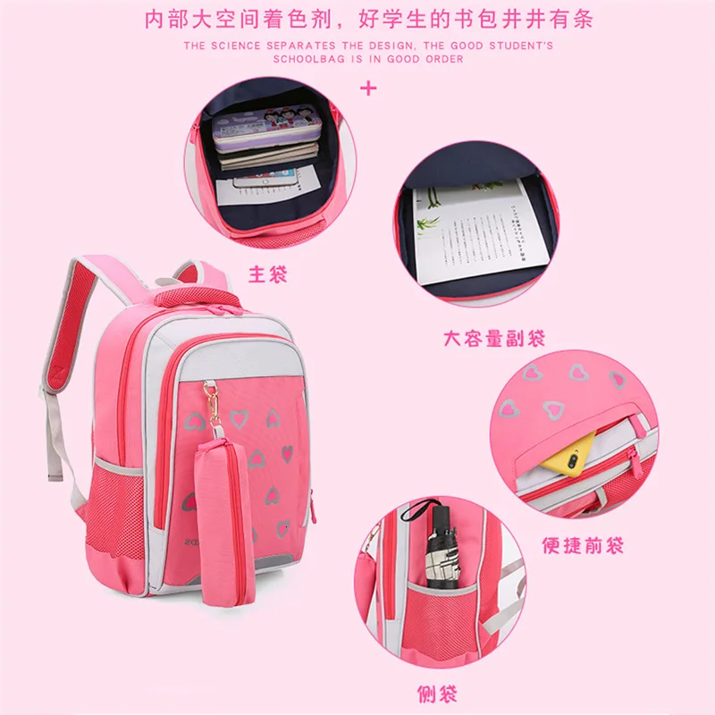 High Quality Nylon Children School Bags For Girls Boys waterproof School Backpacks Kids Backpack Mochilas Infantil Bolsa Escolar