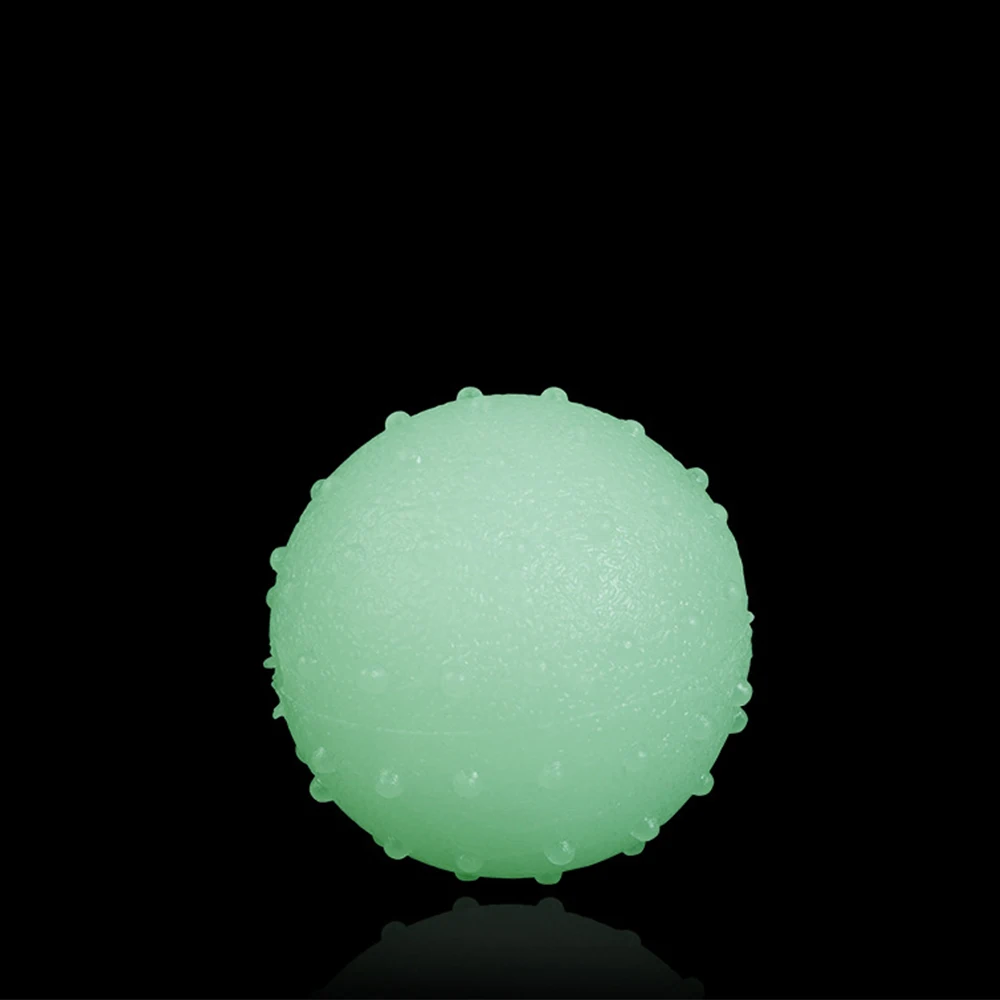 Funny Dog Toy TPR Rubber Balls LED Light Glowing Puppy Chew Toys Pet Ball Toys For Night Play