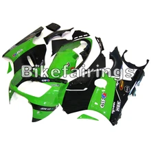 Зеленые Черные чехлы для мотоциклов для Kawasaki ZX12R 2000 2001 ZX-12R 00 01 мотоциклы литья под давлением Пластиковые чехлы для мотоциклов полные панели