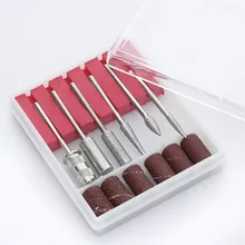 6 шт. маникюрная Шлифовальная головка с гальваническим покрытием Алмазная насадка для маникюра Высококачественная Шлифовальная головка для шлифовки карт