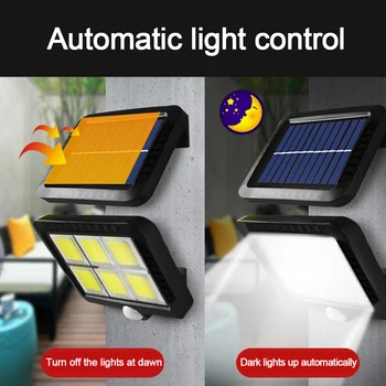 

Outdoor Solar Wall Light Floodlight Garden Light PIR Motion Sensor Solar Lamp Waterproof Infrared Sensor Spotlight