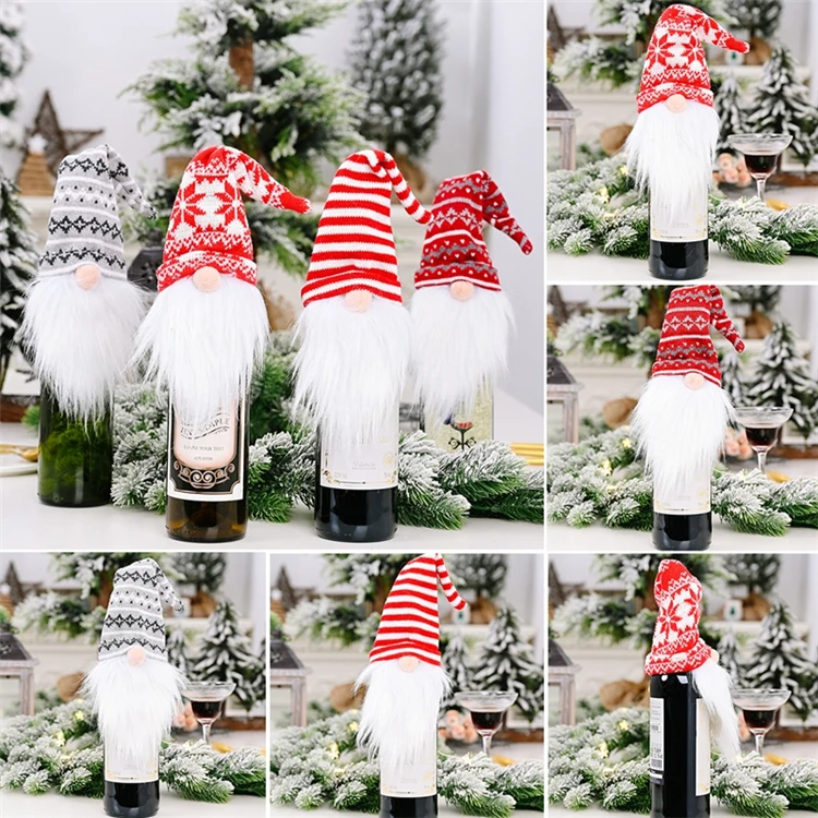 1Pc-Christmas-Wine-Bottle-Cover-Merry-Christmas-Decorations-For-Home-Xmas-Gift-2020-Natal-Noel-Christmas (1)