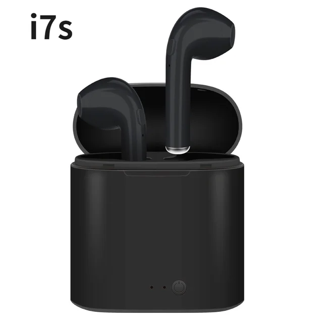 I12 and i7s Original TWS In ear Blutooth Earphones Wireless Sport Headset Stereo earbuds Headphones fone de ouvido  PK i9000 black-i7s