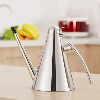 

Spice Tool 1000ml Stainless Steel Oil Pot Can Vinegar Sauce Dispenser for Home Restaurant Kitchen Use Spice Kitchen Tools