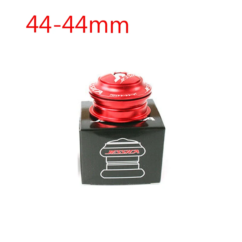Red 44-44mm Велосипедная гарнитура MTB подшипники 1 шт. 34/44/44-55/44-56 мм Дорожный велосипед гарнитура горный велосипед аксессуары для 28,6 мм вилка/рамка - Цвет: Red 44-44mm