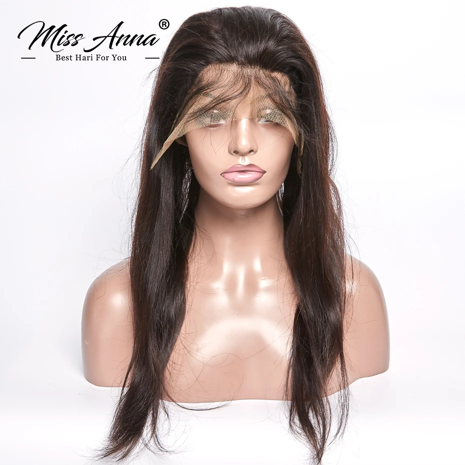 [MissAnna] OneCut бразильские объемные волнистые волосы 360 кружевные фронтальные Remy Предварительно собранные человеческие волосы Hairline с детскими волосами