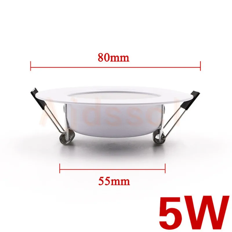 Led Downlight 5W 7W 9W 12W 15W Three Colors Recessed in LED Ceiling Light AC 220V 230V 240V Indoor Lighting Warm Cold White Lamp led downlight recessed ceiling spotlight ceiling lamps