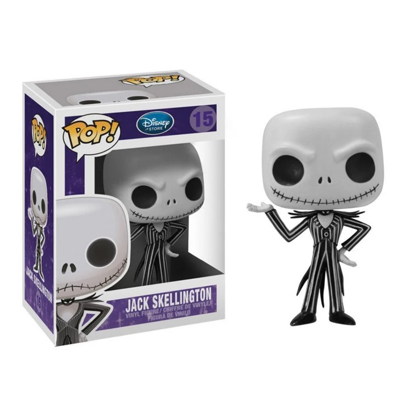 Funko Pop Jack Skellington фигурка Кошмар перед Рождеством Тыква король игрушка 10 см