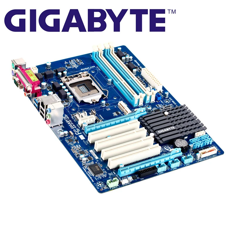 LGA 1155 для Intel DDR3 Gigabyte GA P75 D3 оригинальная материнская плата USB2.0 USB3.0 SATA3 32 Гб B75 22 нм