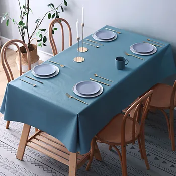 

Home Table Cloth Fabric Table Cloth Waterproof And Oil-proof Disposable Coffee Table Placemat Table Cloth Pvc Table Cover