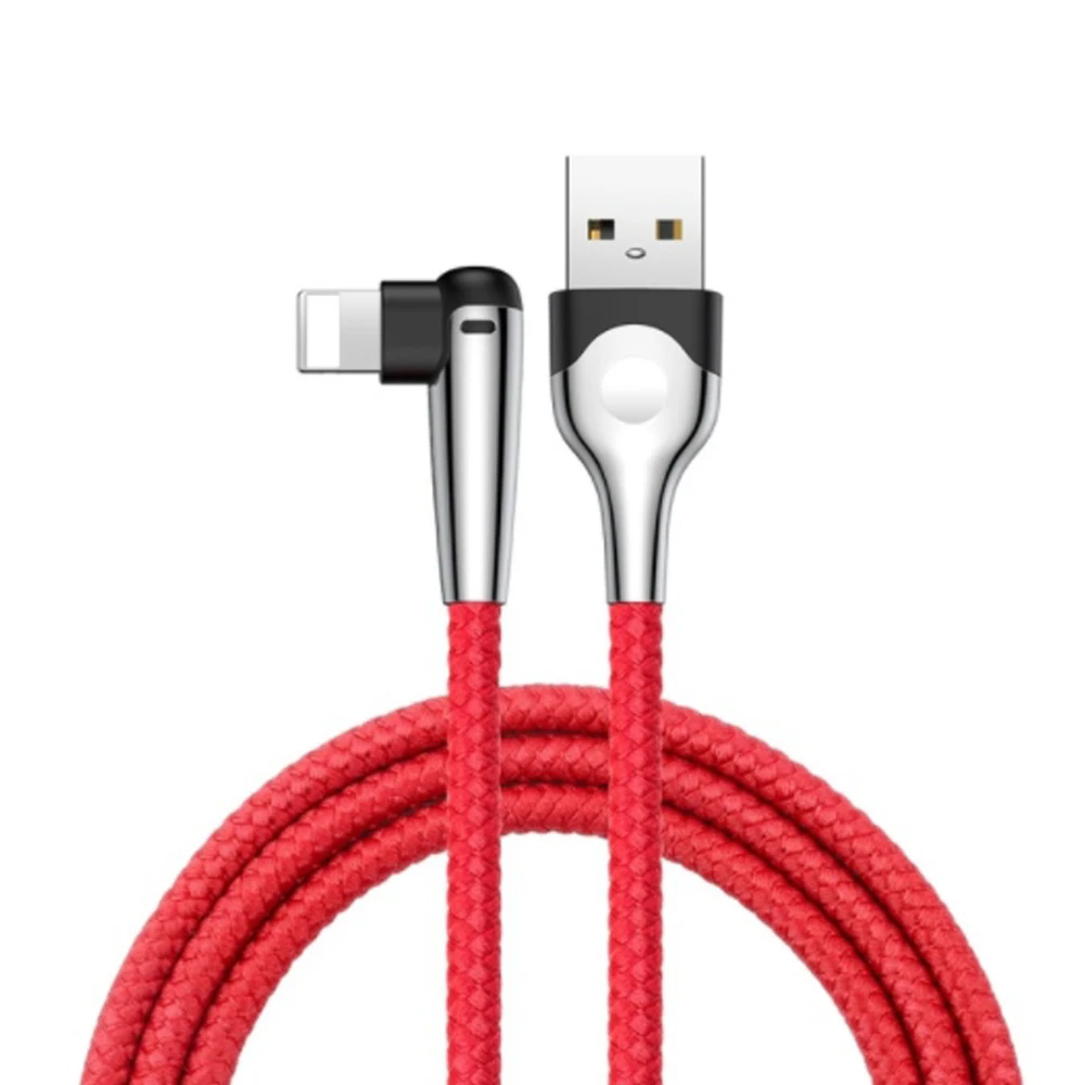 Кабель Baseus для зарядки смартфона iPhone MVP Mobile game Cable USB For lightning 2.4A 1M кабель iPhone. |
