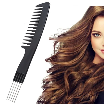 

Black Color Hair Brush Scalp Professional Salon Hairbrush Women Tangle Hairdressing Brush Tool Hair Comb For Rough Hair 1PC