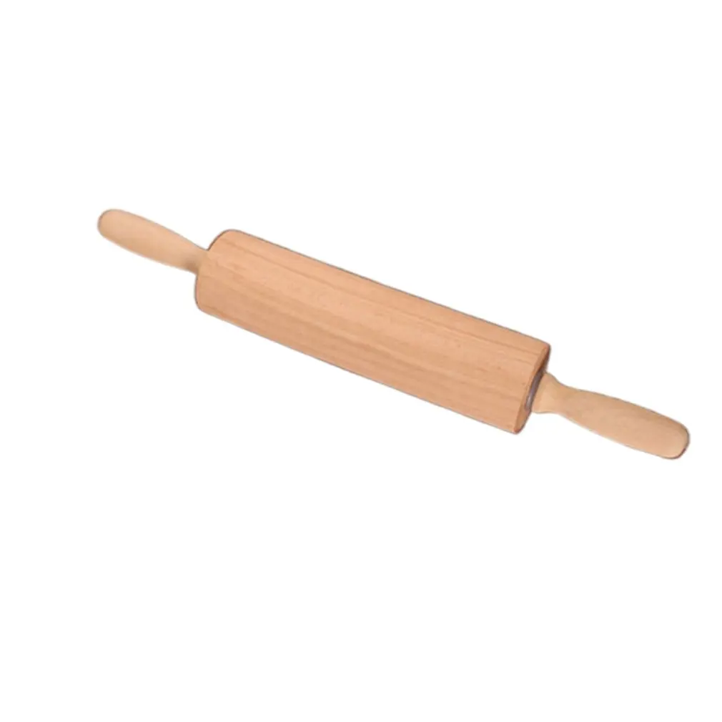 Скалка из массива дерева тесто палочка Дерево кухонные инструменты ось Скалка палка клецки кожи выпечки торт инструмент