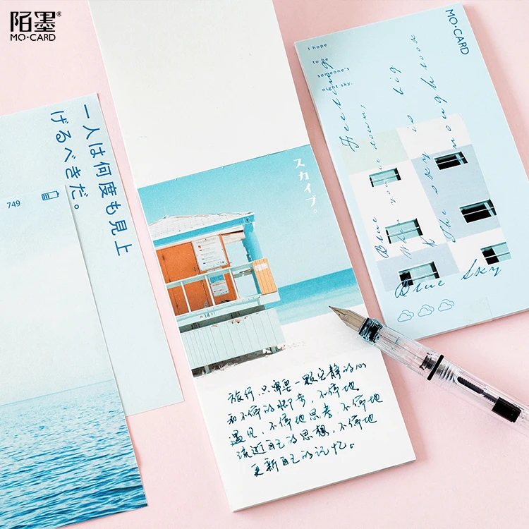 AngelHere Store 24 листа Kawaii блокнот для заметок ins Photo Note pad 3 типа внутренний блокнот двойная крышка канцелярский школьный офисный блок питания