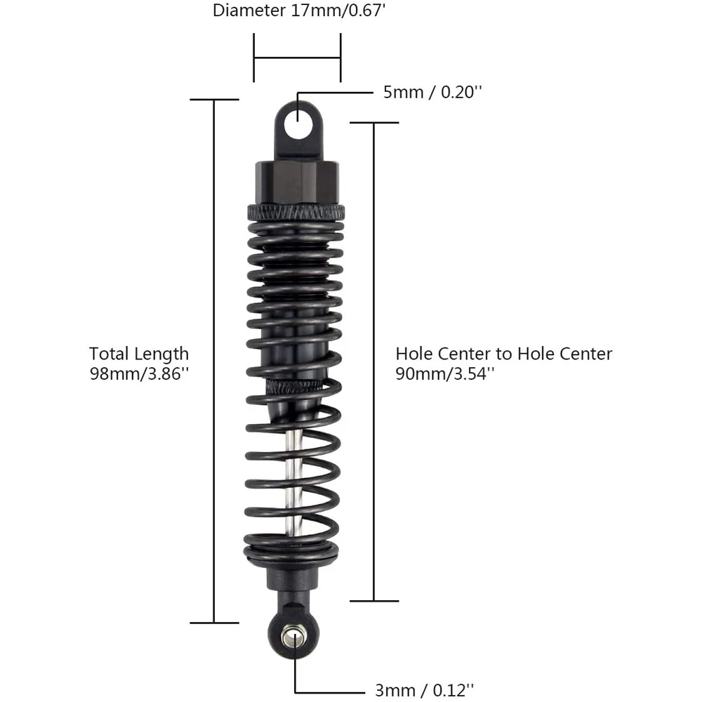 1/10 HSP  RC ڵ Ʈ   , ε , 98mm   ũ ҹ, 2 