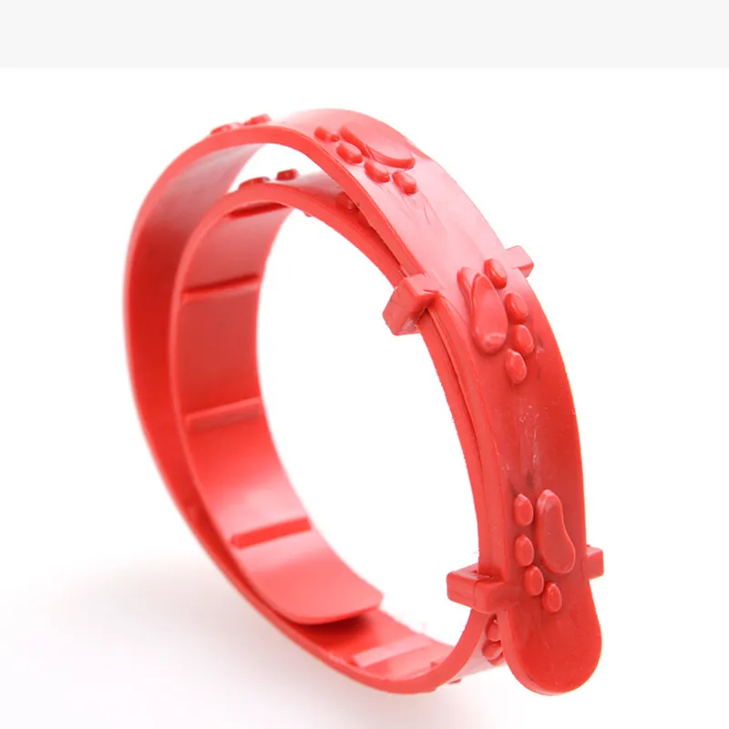

Red Adjustable Dog Cat Rabbit Neck Strap Anti Flea Mite Acari Tick Remedy Cat Collar Pet Supplies Summer Anti-insect For Kitten
