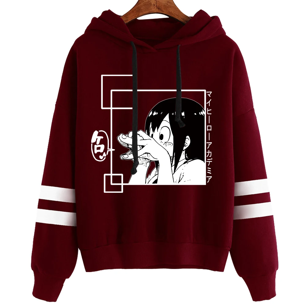 My foreAcademia-Sweats à capuche Anime Manga Black, Sweats à capuche, Sweat- shirt, Vêtements en Y, Tsuyu Asui Froppy